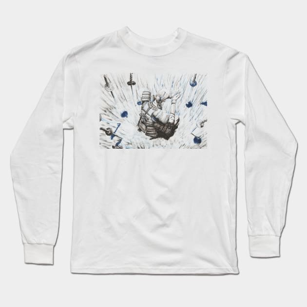 Blademastery Blows Long Sleeve T-Shirt by J.S. Lange